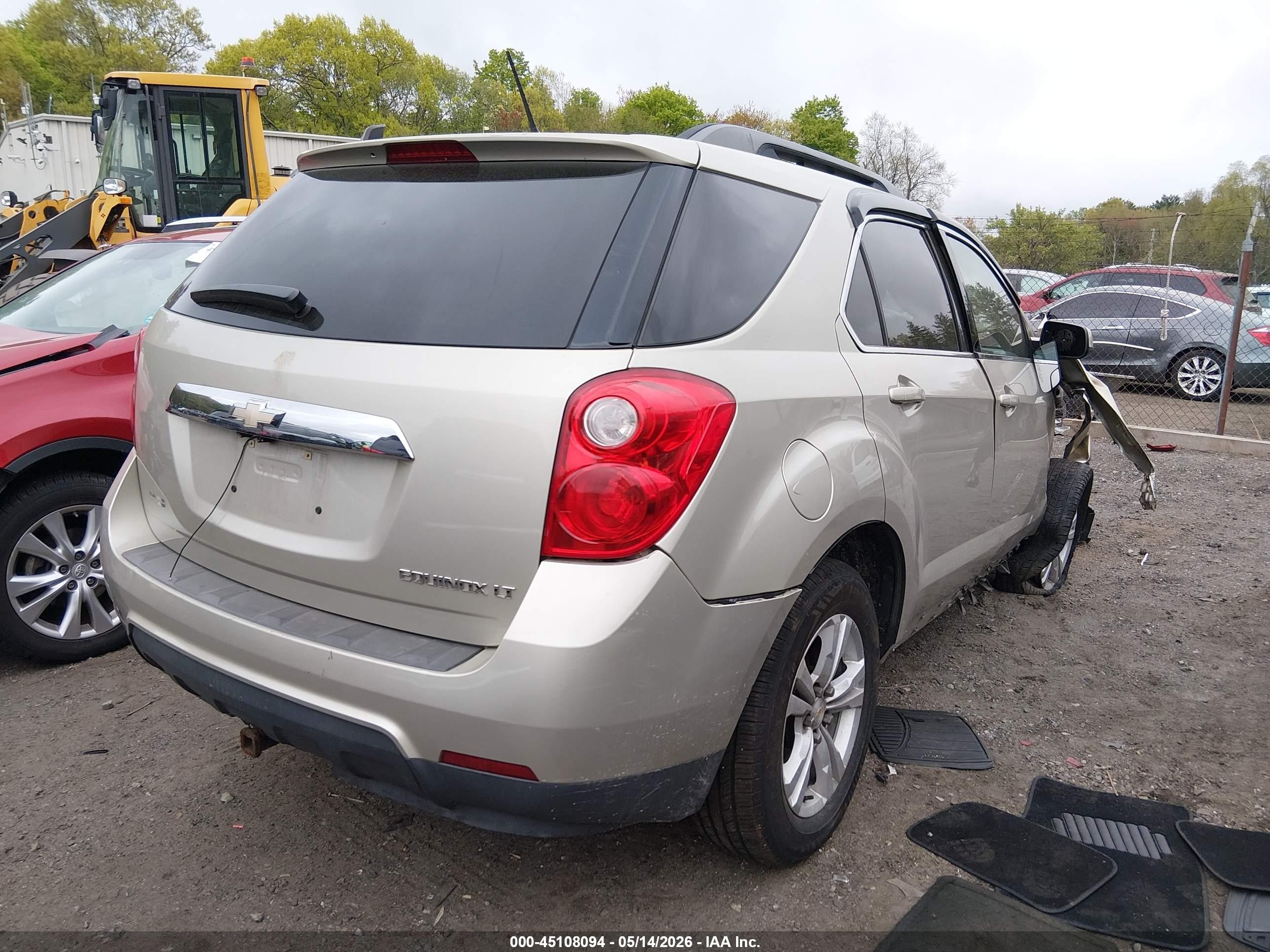 2013 Chevrolet Equinox VIN 2GNALDEKXD6124701 IAAI salvage auction — Front End, Salvage (Massachusetts), sold $150 on 2026-07-07 (photo 4)