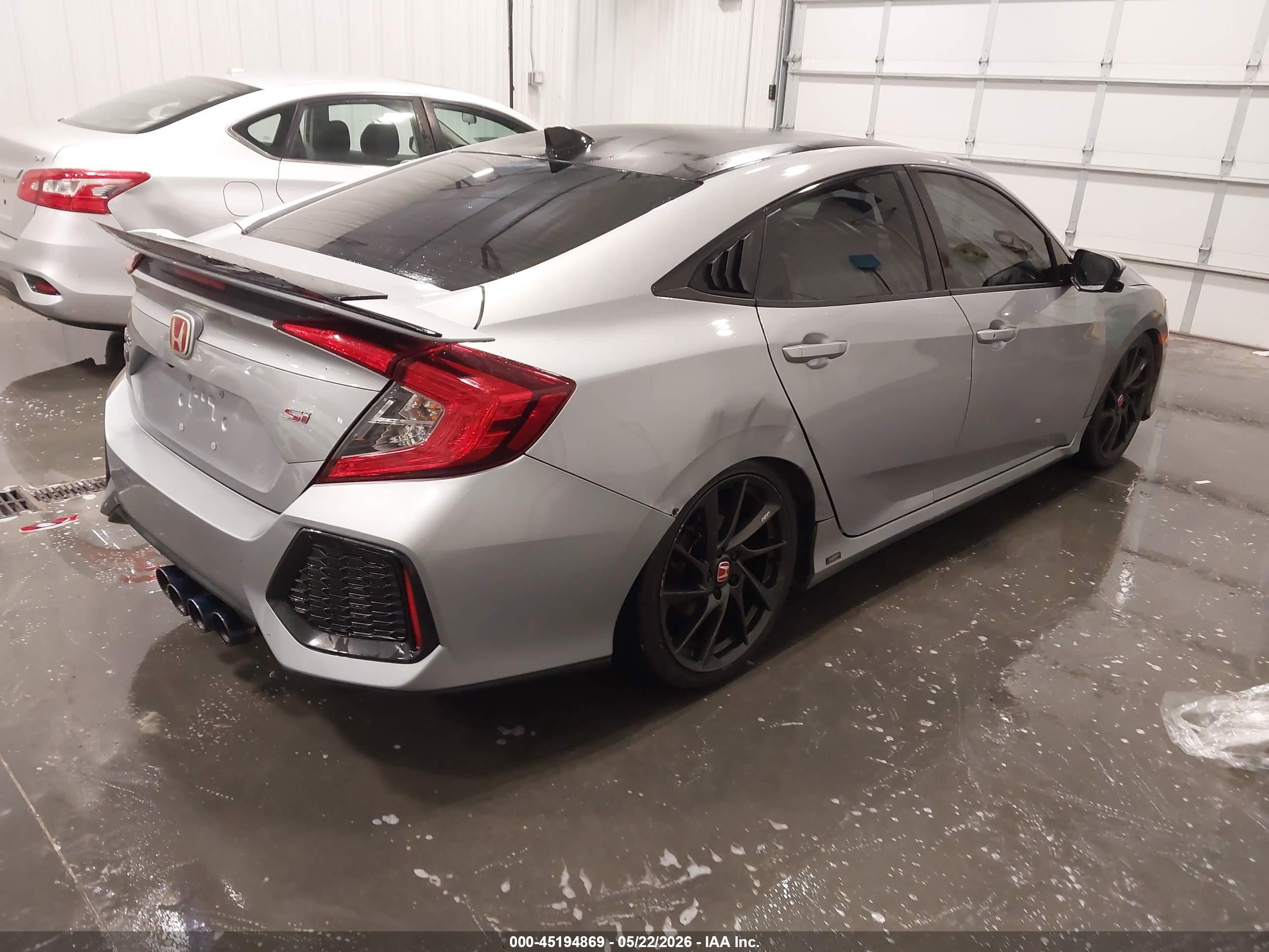 2018 Honda Civic VIN 2HGFC1E50JH701292 IAAI salvage auction — Front End, Certificate Of Title (Nebraska), sold $4,500 on 2026-07-06 (photo 4)
