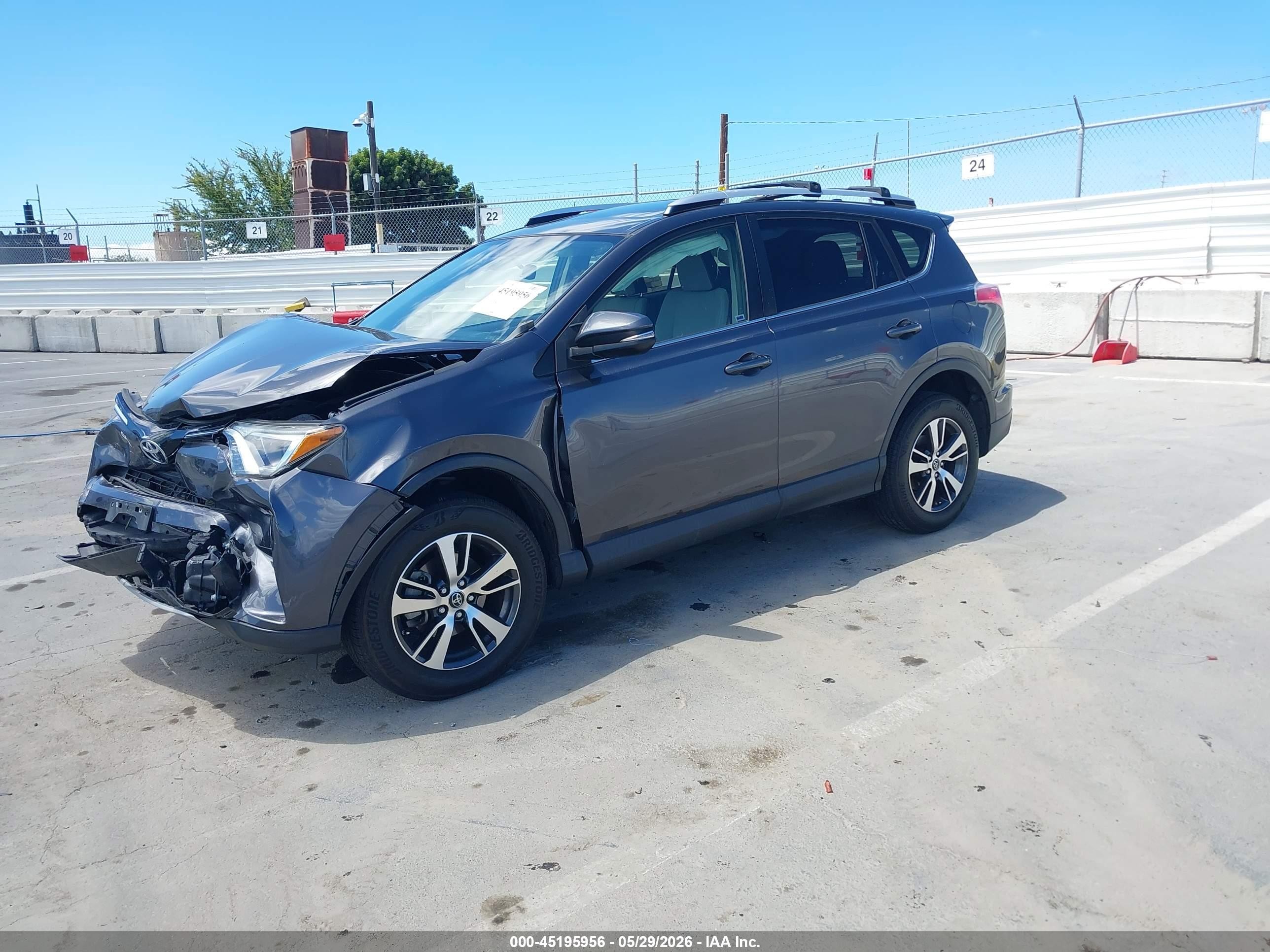 2016 Toyota RAV4 VIN JTMWFREVXGJ068487 IAAI salvage auction — Front End, Salvage (California), sold $4,050 on 2026-07-05 (photo 2)