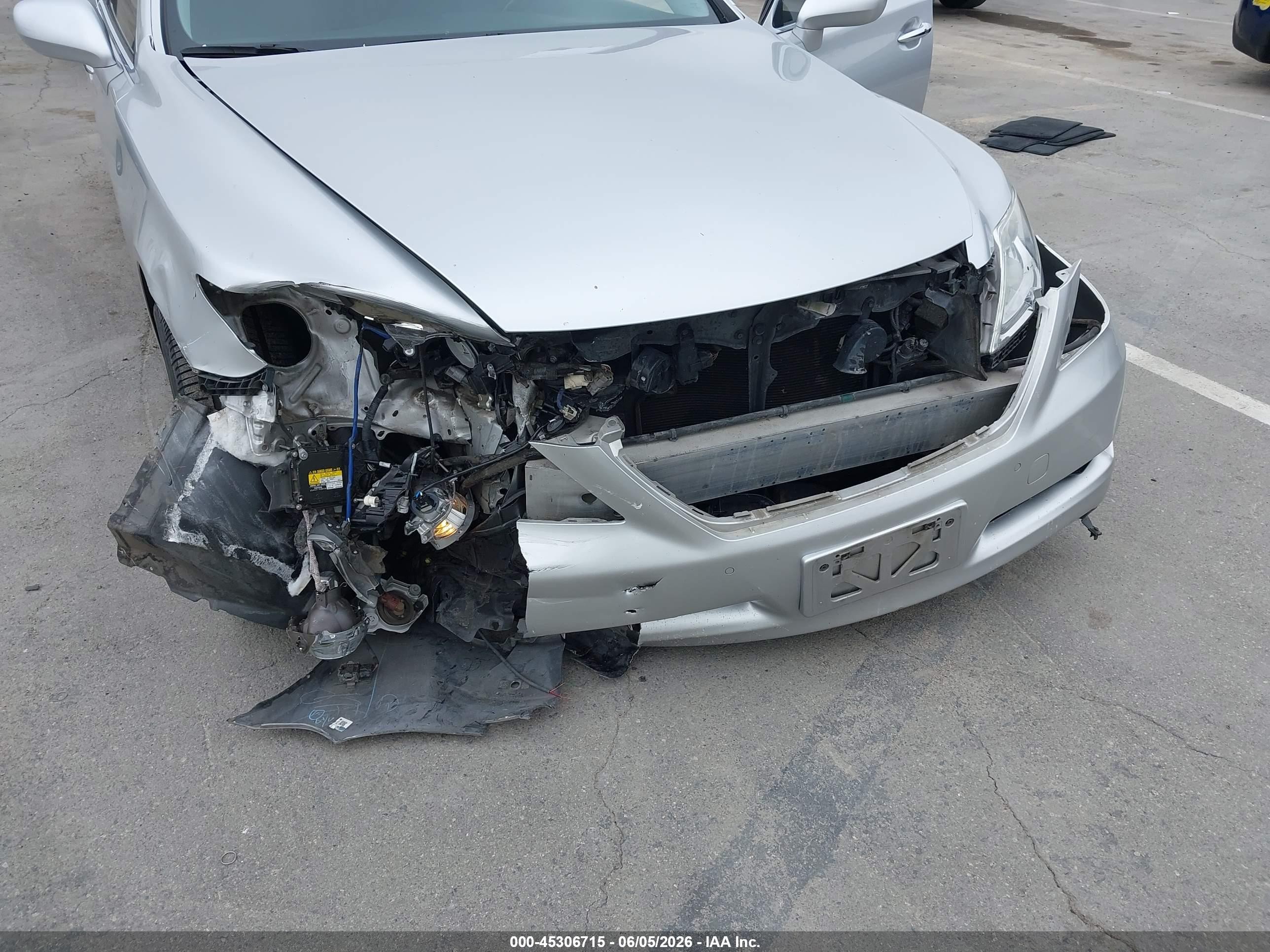 2008 Lexus LS 460 VIN JTHBL46F685083076 IAAI salvage auction — Front End, Salvage (California), sold $1,000 on 2026-07-05 (photo 6)