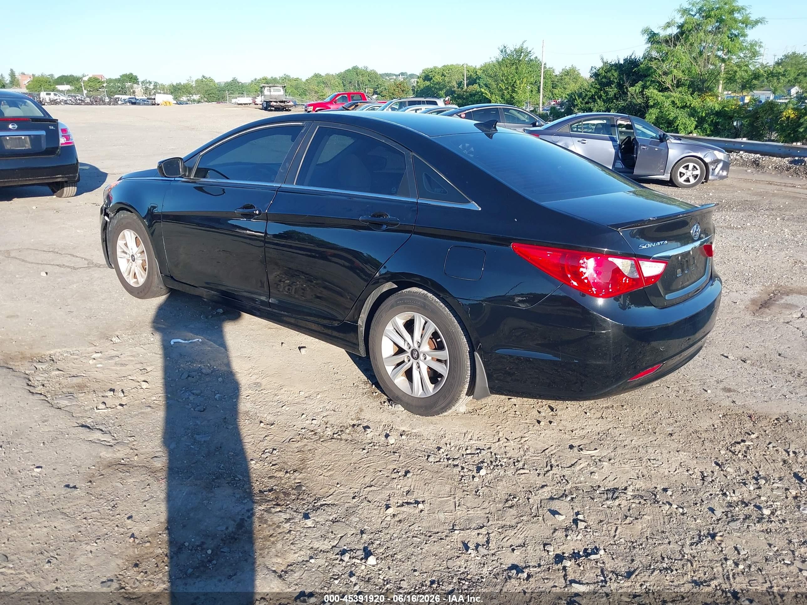 2013 Hyundai Sonata VIN 5NPEB4AC0DH678286 IAAI salvage auction — Front End, Salvage (Pennsylvania), sold $775 on 2026-07-07 (photo 3)