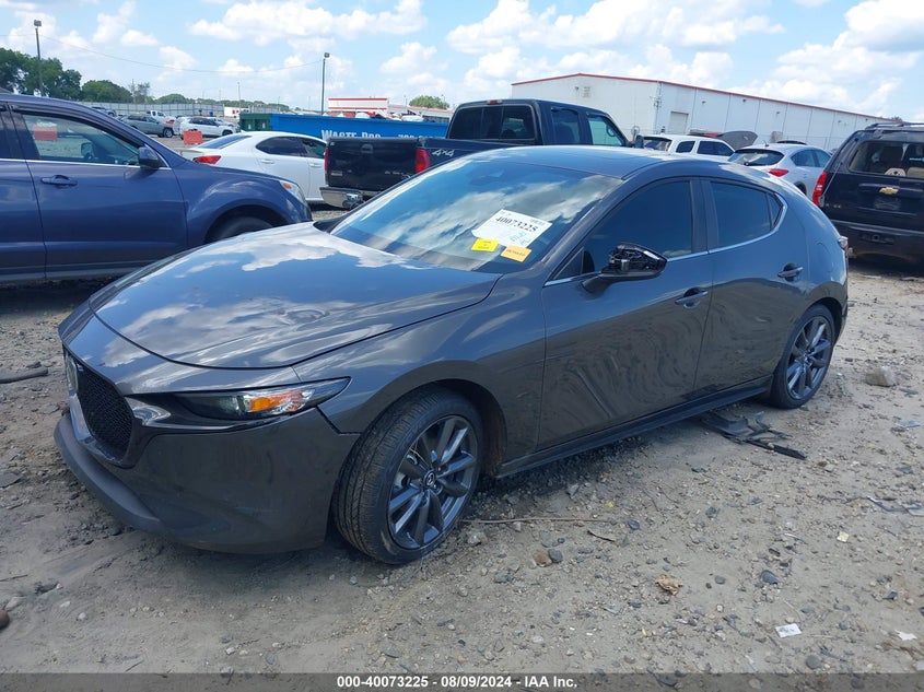 2023 MAZDA MAZDA3 VIN JM1BPALM3P1614019 COPART salvage auction — Front End, Salvage (Georgia), sold $5,800 on 2024-11-14 (photo 2)