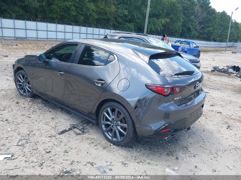 2023 MAZDA MAZDA3 VIN JM1BPALM3P1614019 COPART salvage auction — Front End, Salvage (Georgia), sold $5,800 on 2024-11-14 (photo 3)