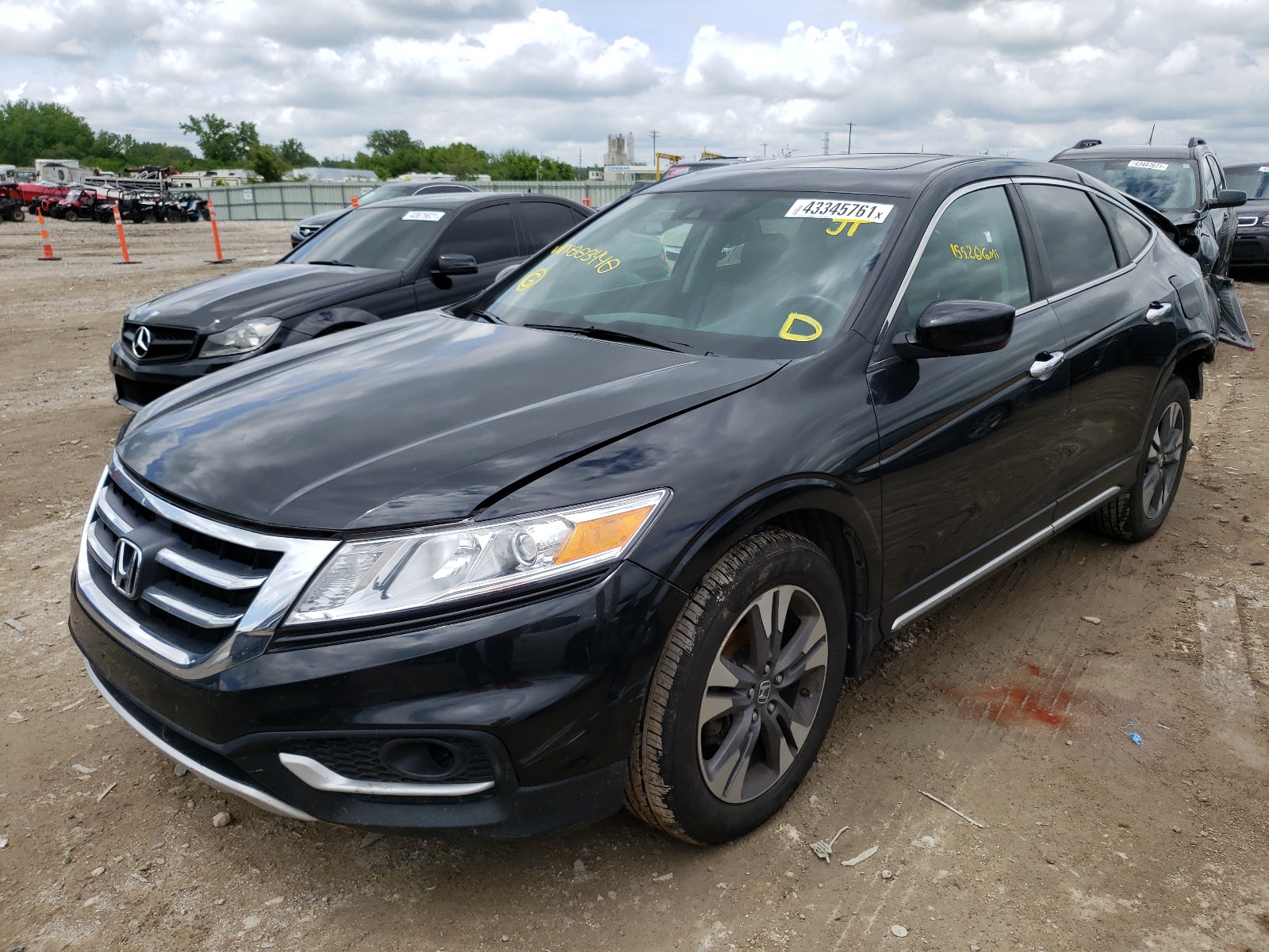 2014 Honda Crosstour VIN 5J6TF2H59EL003440 COPART salvage auction — Rear End, ID - SALVAGE CERTIFICATE OF TITLE, sold $525 on 2026-06-30 (photo 2)