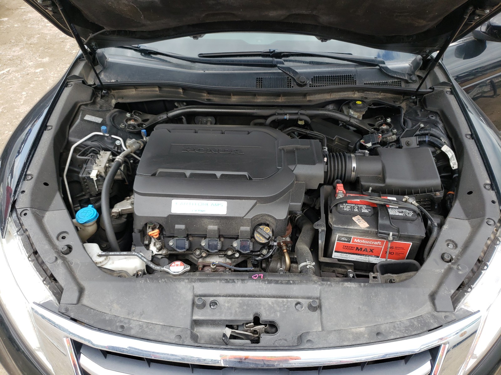 2014 Honda Crosstour VIN 5J6TF2H59EL003440 COPART salvage auction — Rear End, ID - SALVAGE CERTIFICATE OF TITLE, sold $525 on 2026-06-30 (photo 7)