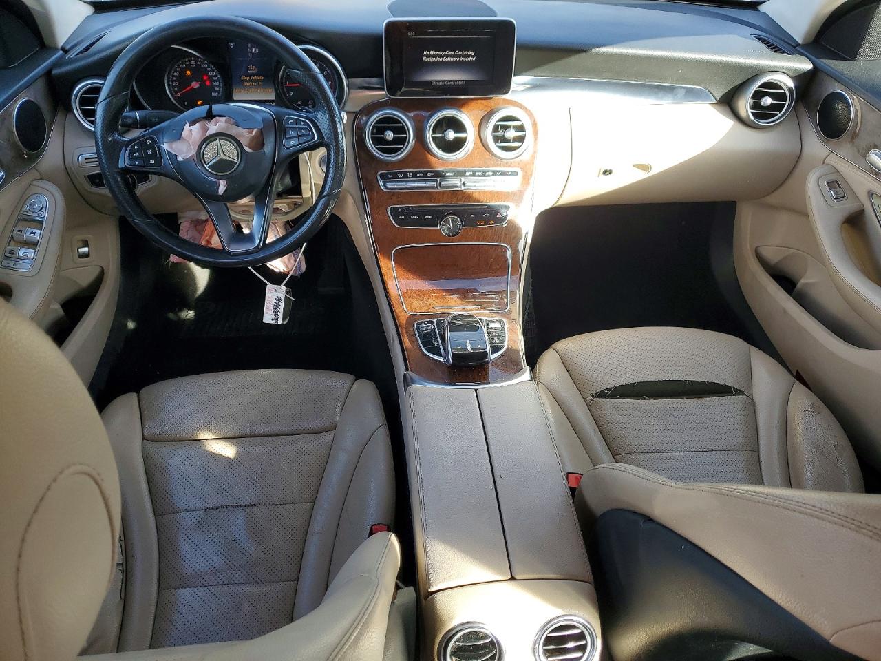 2015 Mercedes-Benz C-Class VIN 55SWF4KB4FU032554 COPART salvage auction — Front End, FL - CERT OF TITLE SLVG REBUILDABLE, sold $4,100 on 2026-07-06 (photo 8)