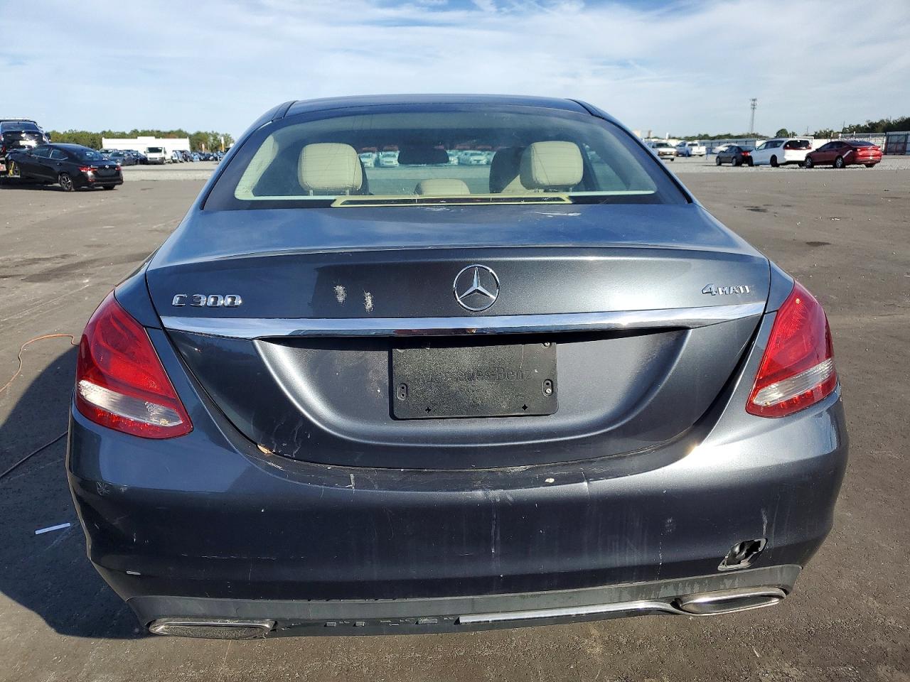 2015 Mercedes-Benz C-Class VIN 55SWF4KB4FU032554 COPART salvage auction — Front End, FL - CERT OF TITLE SLVG REBUILDABLE, sold $4,100 on 2026-07-06 (photo 6)