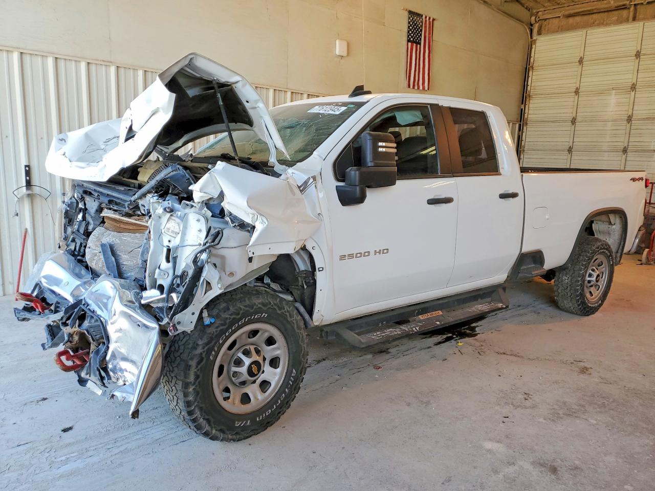 2023 Chevrolet Silverado 2500 VIN 1GC2YLE70PF251729 COPART salvage auction — Front End, TX - CERTIFICATE OF TITLE, sold $5,500 on 2026-07-06 (photo 1)