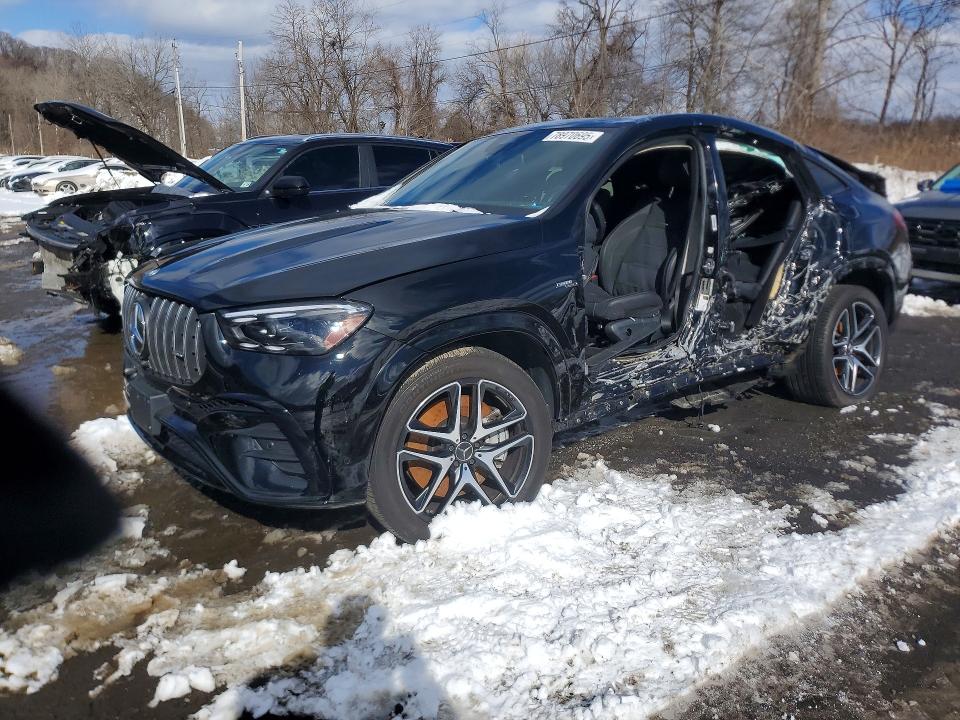 2025 Mercedes-benz Gle coupe VIN 4JGFD6BB4SB283778 COPART salvage auction — SIDE, Ny - Mv-907A Salvage Certificate, sold $31,750 on 2026-07-03 (photo 1)