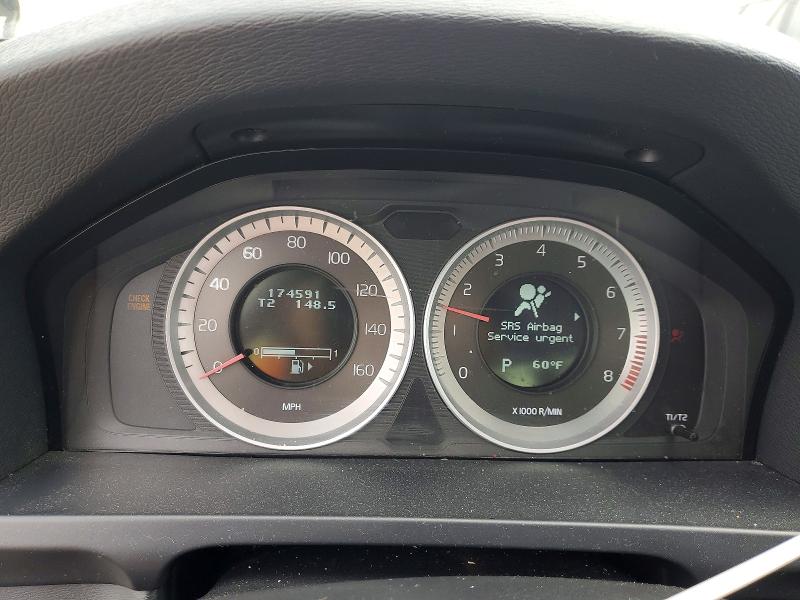 2012 Volvo S60 VIN YV1622FS4C2057765 COPART salvage auction — MINOR DENT/SCRATCHES, Ca - Dis/Dlr/Exp App For Dup Clean, sold $500 on 2026-07-02 (photo 9)