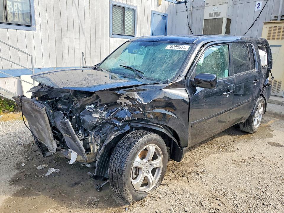 2013 Honda Pilot VIN 5FNYF3H50DB037074 COPART salvage auction — FRONT END, CA - SALVAGE CERTIFICATE, sold $700 on 2026-07-02 (photo 1)