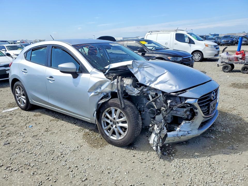 2018 Mazda 3 VIN 3MZBN1K77JM208818 COPART salvage auction — FRONT END, Ca - App For Dup Salvage Or Ac, sold $2,350 on 2026-07-02 (photo 4)