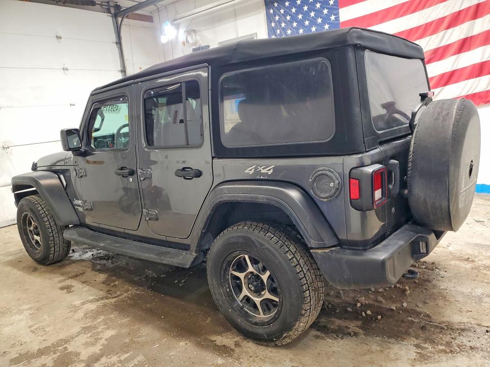 2018 Jeep Wrangler unlimited VIN 1C4HJXDG3JW274453 COPART salvage auction — MINOR DENT/SCRATCHES, Fl - Certificate Of Title, sold $9,800 on 2026-07-03 (photo 2)
