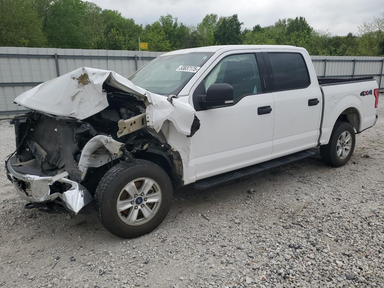 2017 Ford F-150 Lightning VIN 1FTEW1EF3HKE25784 COPART salvage auction — Front End, NJ - CERTIFICATE OF TITLE, sold $1,550 on 2026-07-03 (photo 1)