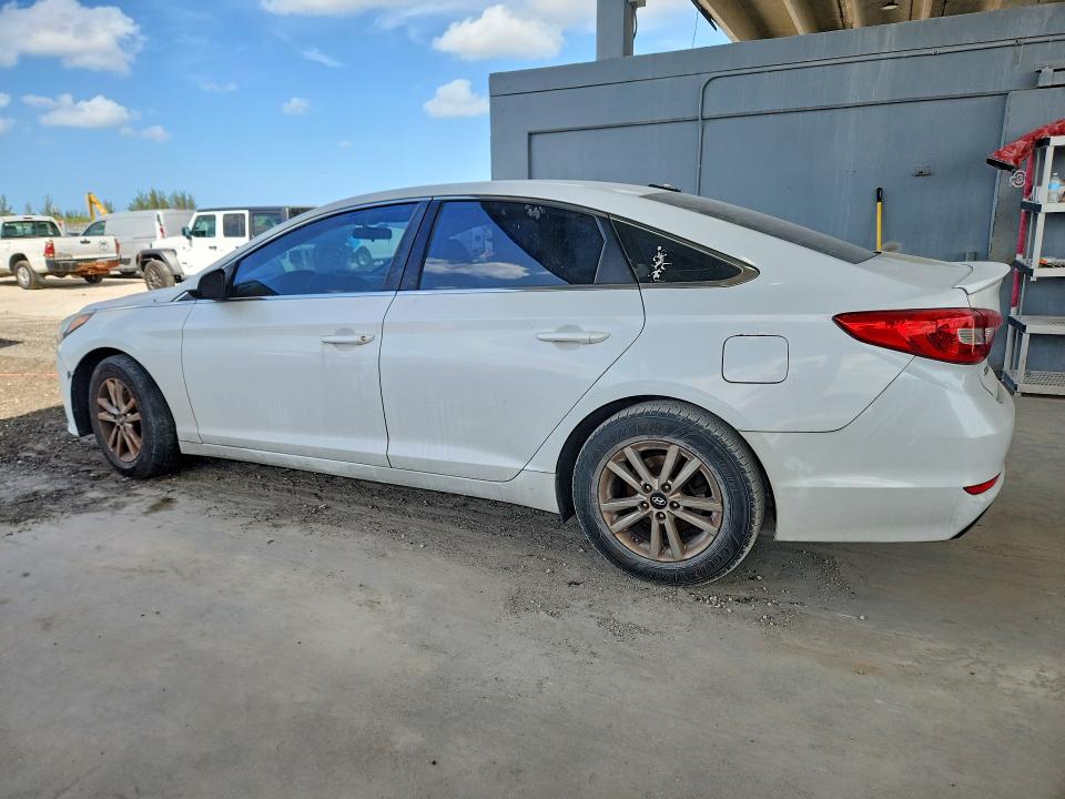2016 Hyundai Sonata VIN 5NPE24AF5GH394814 COPART salvage auction — FRONT END, Fl - Certificate Of Title, sold $1,450 on 2026-07-03 (photo 2)