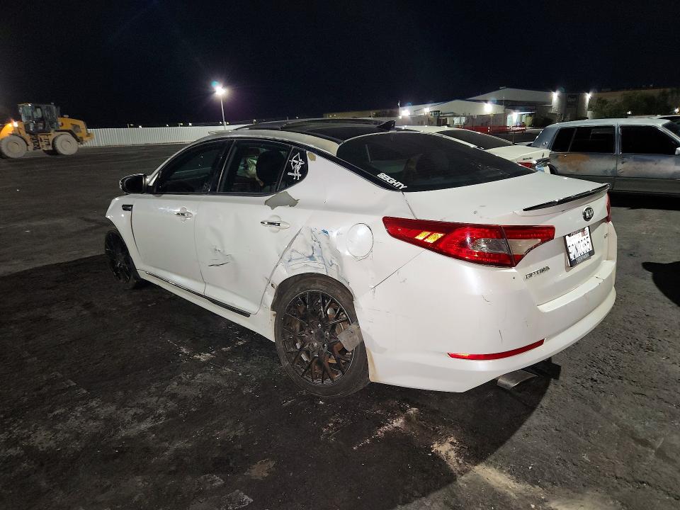 2013 Kia Optima VIN 5XXGR4A65DG168915 COPART salvage auction — FRONT END, NV - SALVAGE TITLE, sold $125 on 2026-07-02 (photo 2)