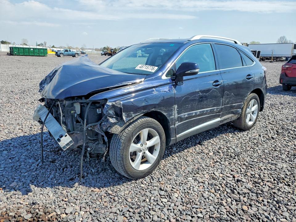 2010 Lexus Rx VIN 2T2BK1BA3AC010734 COPART salvage auction — FRONT END, In - Cert Of Title-Salvage Title, sold $2,550 on 2026-07-02 (photo 1)