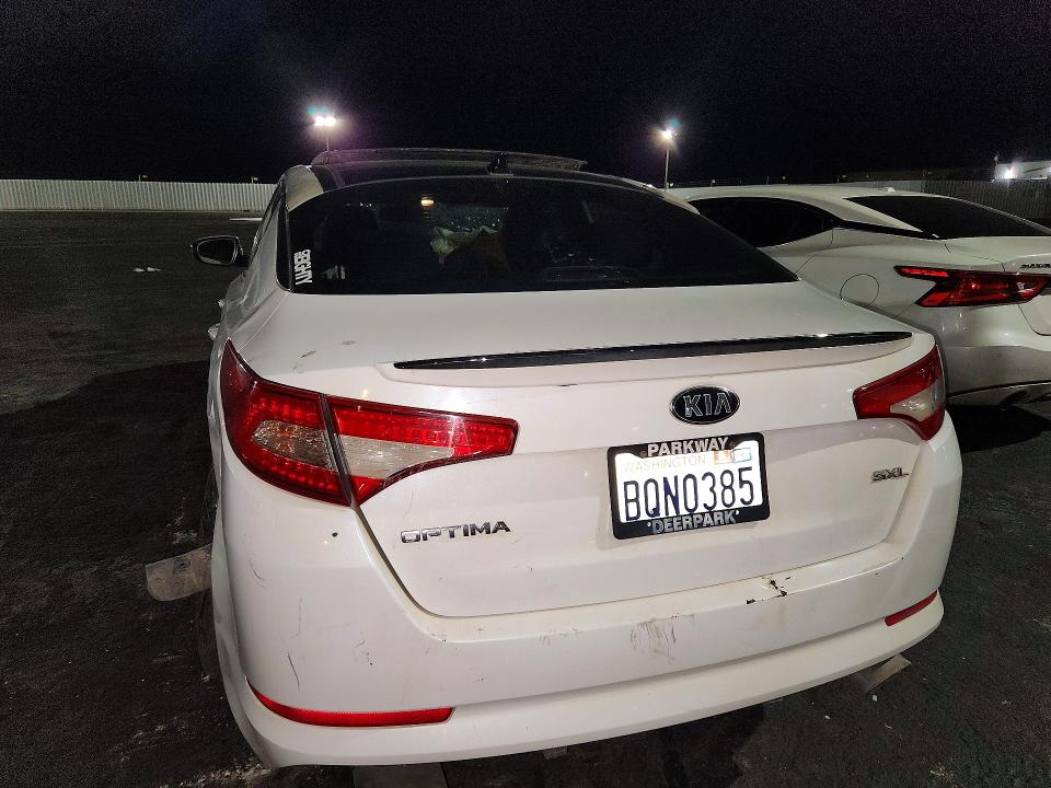 2013 Kia Optima VIN 5XXGR4A65DG168915 COPART salvage auction — FRONT END, NV - SALVAGE TITLE, sold $125 on 2026-07-02 (photo 6)