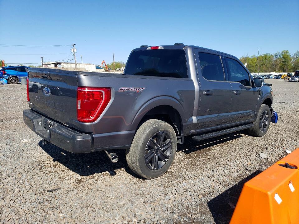 2023 Ford F-150 VIN 1FTFW1ED6PFC74417 COPART salvage auction — FRONT END, Nj - Cert Of Title W/Salvage Histor (P), sold $5,300 on 2026-07-02 (photo 3)