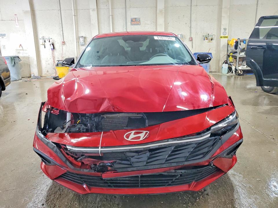 2025 Hyundai Elantra VIN KMHLM4DG0SU940905 COPART salvage auction — FRONT END, Tn - Salvage Certificate, sold $5,600 on 2026-07-03 (photo 5)