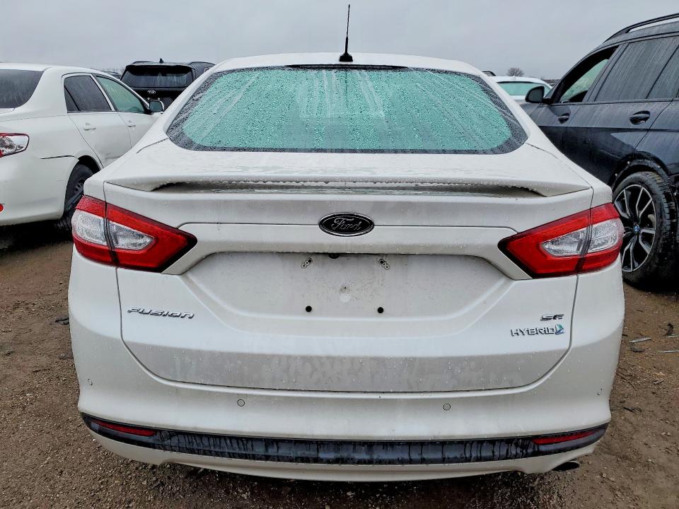 2013 Ford Fusion VIN 3FA6P0LU2DR322316 COPART salvage auction — FRONT END, Il - Salvage Certificate, sold $550 on 2026-07-02 (photo 6)