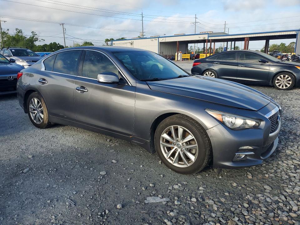 2017 Infiniti Q50 VIN JN1EV7AR3HM830699 COPART salvage auction — MINOR DENT/SCRATCHES, Fl - Cert Of Title-Rebuilt, sold $2,900 on 2026-07-03 (photo 4)