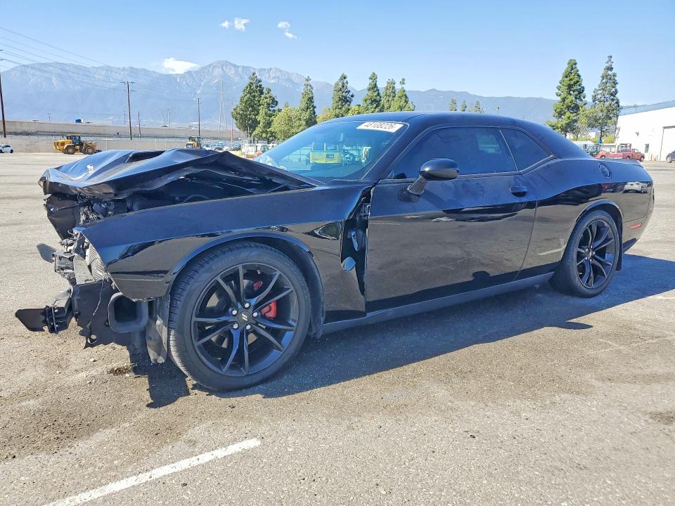 2017 Dodge Challenger VIN 2C3CDZAG1HH618201 COPART salvage auction — FRONT END, Ca - Salvage Certificate, sold $1,400 on 2026-07-02 (photo 1)