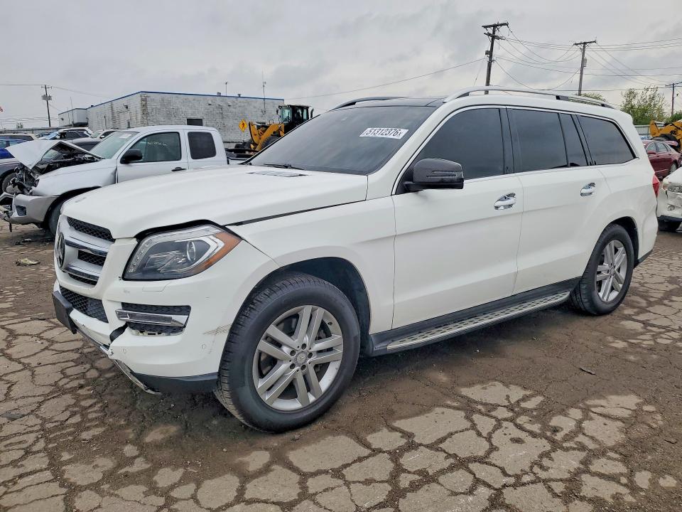2015 Mercedes-benz Gl-klasse VIN 4JGDF6EE1FA476067 COPART salvage auction — FRONT END, IL - SALVAGE CERTIFICATE, sold $4,150 on 2026-07-03 (photo 1)