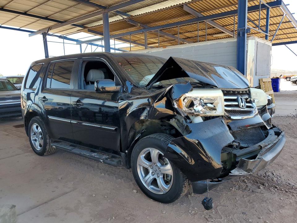 2012 Honda Pilot VIN 5FNYF3H6XCB016594 COPART salvage auction — FRONT END, Az - Cert Of Title - Salvage, sold $500 on 2026-07-02 (photo 4)