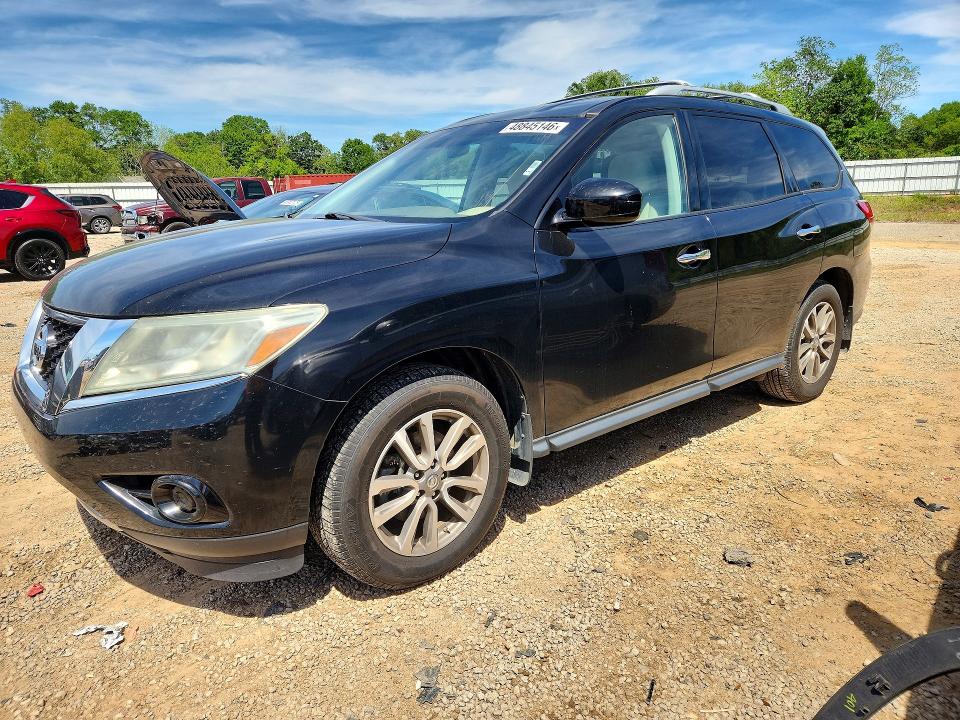 2014 Nissan Pathfinder VIN 5N1AR2MN6EC687465 COPART salvage auction — NORMAL WEAR, AL - CERTIFICATE OF TITLE, sold $400 on 2026-07-02 (photo 1)
