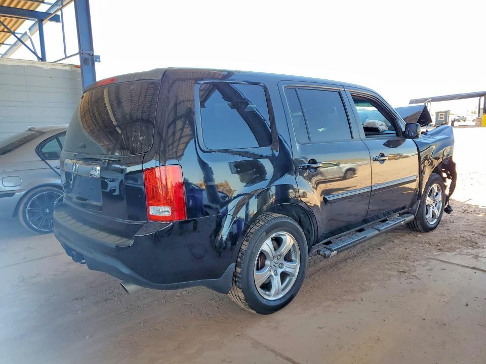2012 Honda Pilot VIN 5FNYF3H6XCB016594 COPART salvage auction — FRONT END, Az - Cert Of Title - Salvage, sold $500 on 2026-07-02 (photo 3)