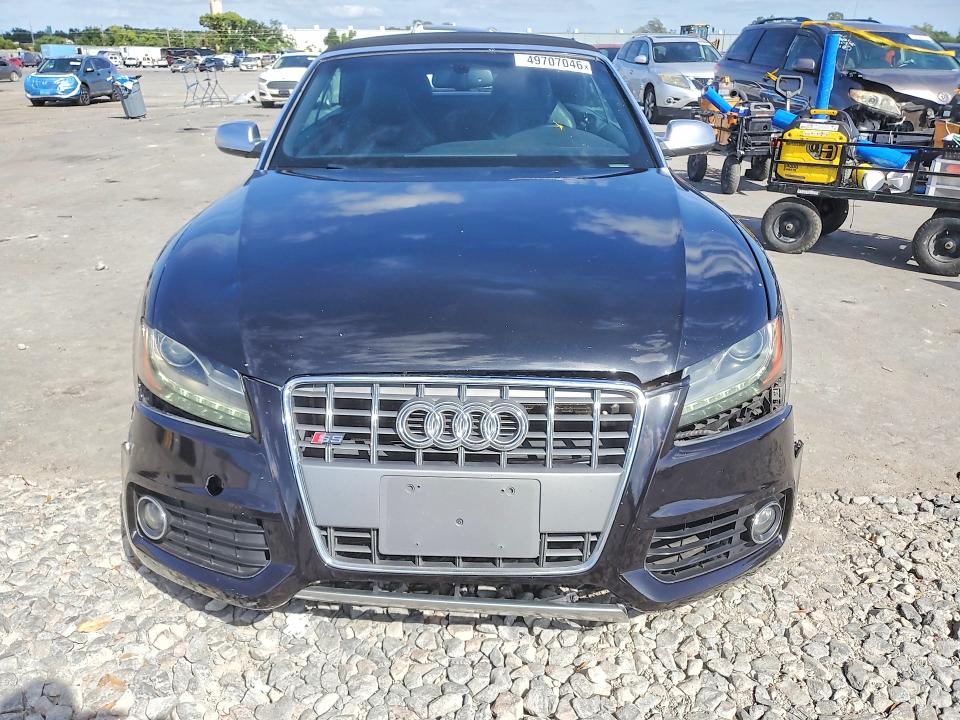 2011 Audi S5 VIN WAUCGAFHXBN014759 COPART salvage auction — FRONT END, Fl - Certificate Of Title (P), sold $2,850 on 2026-07-02 (photo 5)