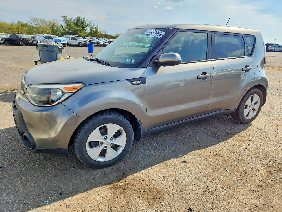 2014 Kia Soul VIN KNDJN2A29E7104955 COPART salvage auction — MECHANICAL, Pa - Cert Of Title, sold $675 on 2026-07-02 (photo 1)