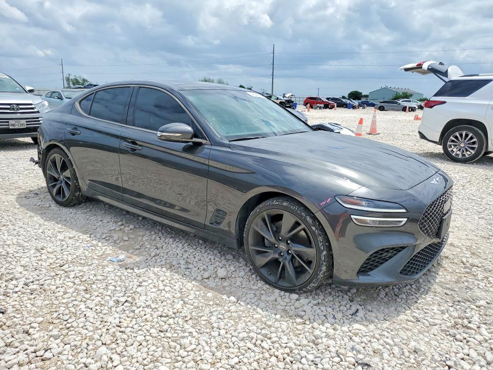 2023 Genesis VIN KMTG34TA5PU123170 COPART salvage auction — REAR END, Tx - Salvage Vehicle Title, sold $8,600 on 2026-07-02 (photo 4)