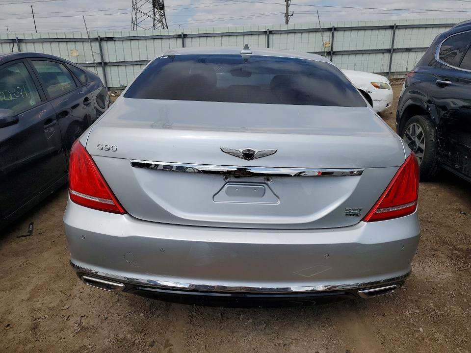 2017 Genesis G90 VIN KMHG34JA1HU033027 COPART salvage auction — FRONT END, Il - Salvage Certificate, sold $975 on 2026-07-02 (photo 6)