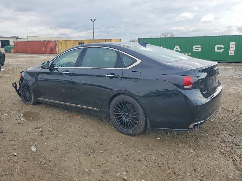 2017 Genesis G80 VIN KMHGN4JE9HU210145 COPART salvage auction — FRONT END, Il - Salvage Certificate, sold $3,250 on 2026-07-02 (photo 2)