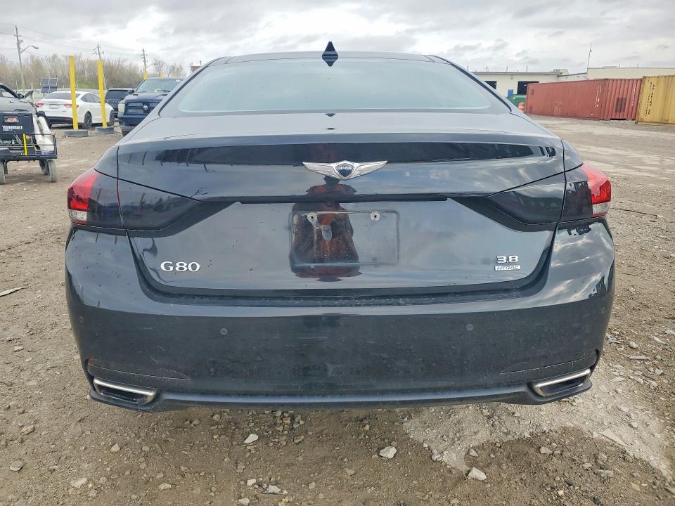 2017 Genesis G80 VIN KMHGN4JE9HU210145 COPART salvage auction — FRONT END, Il - Salvage Certificate, sold $3,250 on 2026-07-02 (photo 6)