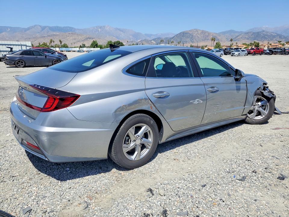 2020 Hyundai Sonata VIN 5NPEG4JA3LH057140 COPART salvage auction — FRONT END, Ca - Salvage Certificate, sold $2,300 on 2026-07-03 (photo 3)
