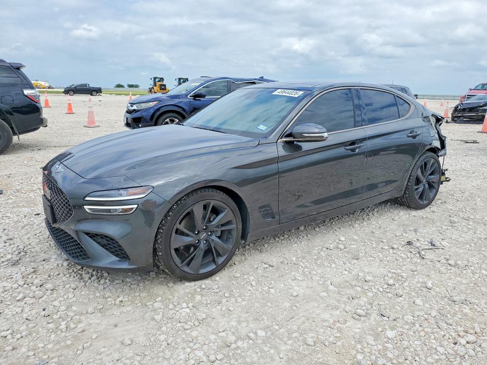 2023 Genesis VIN KMTG34TA5PU123170 COPART salvage auction — REAR END, Tx - Salvage Vehicle Title, sold $8,600 on 2026-07-02 (photo 1)
