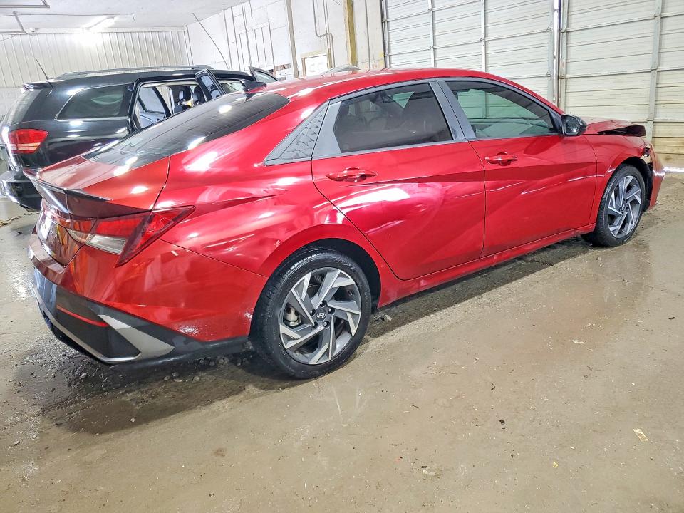 2025 Hyundai Elantra VIN KMHLM4DG0SU940905 COPART salvage auction — FRONT END, Tn - Salvage Certificate, sold $5,600 on 2026-07-03 (photo 3)