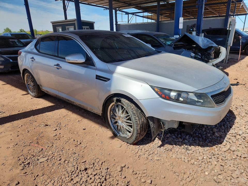 2011 Kia Optima VIN KNAGN4A78B5112230 COPART salvage auction — FRONT END, Az - Cert Of Title - Salvage, sold $650 on 2026-07-02 (photo 4)