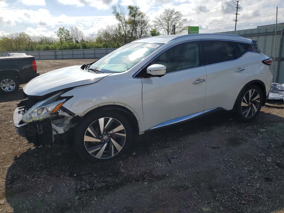 2015 Nissan Murano VIN 5N1AZ2MH3FN282213 COPART salvage auction — FRONT END, Il - Salvage Certificate, sold $2,250 on 2026-07-03 (photo 1)