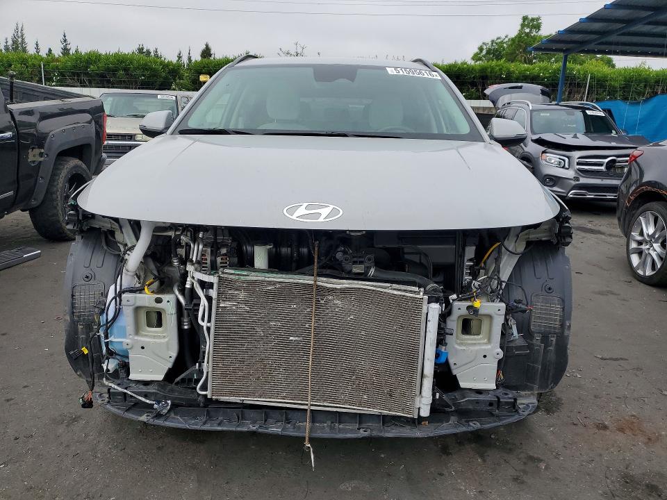 2024 Hyundai Kona VIN KM8HBCAB8RU103733 COPART salvage auction — FRONT END, Ca - Salvage Certificate, sold $6,000 on 2026-07-02 (photo 5)