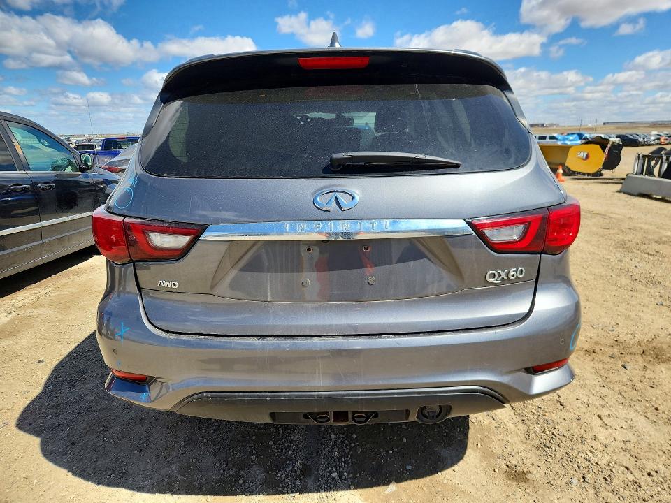 2019 Infiniti Qx60 VIN 5N1DL0MM3KC555740 COPART salvage auction — FRONT END, AB - BOS - SALVAGE, sold $2,900 on 2026-07-02 (photo 6)