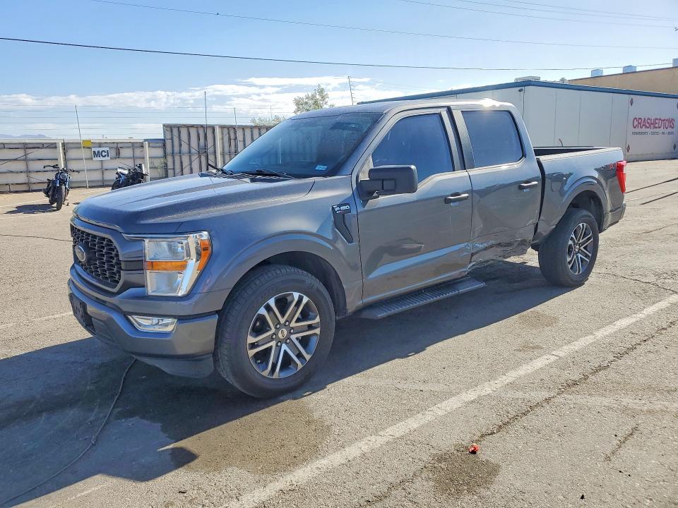 2021 Ford F-150 VIN 1FTEW1CP1MKE92261 COPART salvage auction — SIDE, Tx - Salvage Vehicle Title, sold $125 on 2026-07-02 (photo 1)