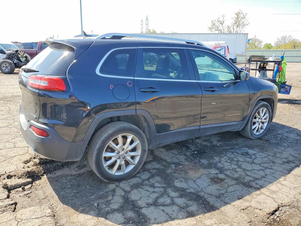 2015 Jeep Cherokee VIN 1C4PJLDS4FW598222 COPART salvage auction — FRONT END, Mi - Dealer Only-Rebuilt Salvage (P), sold $2,250 on 2026-07-03 (photo 3)
