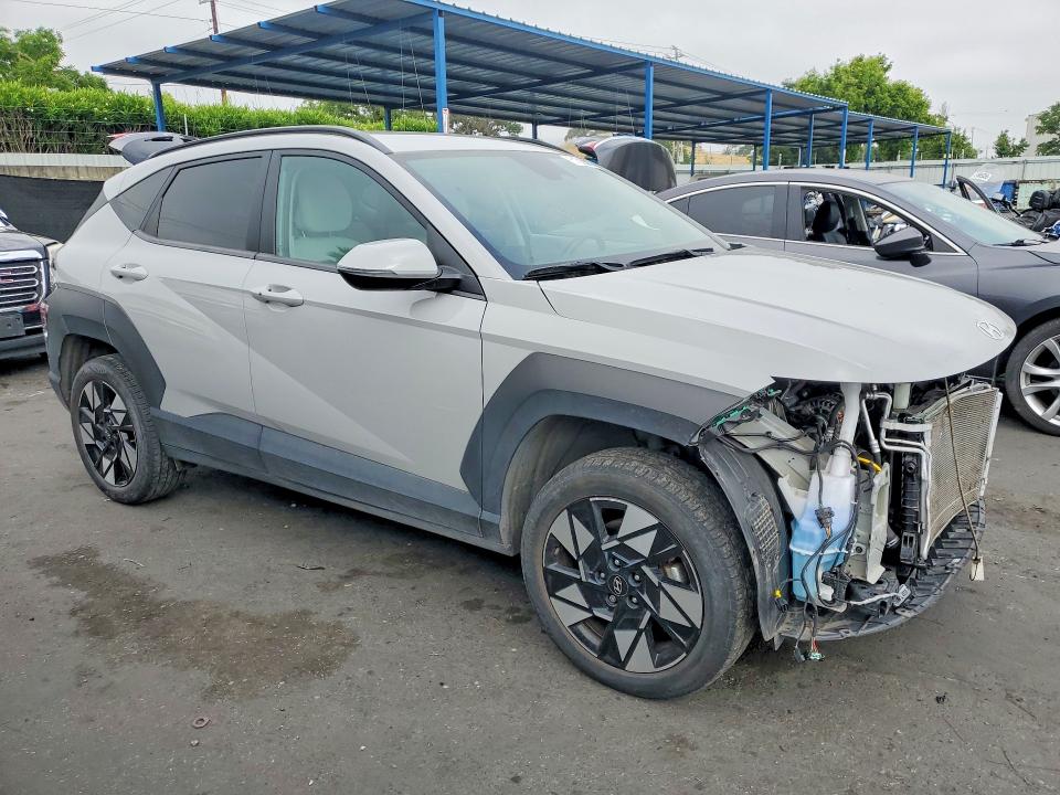 2024 Hyundai Kona VIN KM8HBCAB8RU103733 COPART salvage auction — FRONT END, Ca - Salvage Certificate, sold $6,000 on 2026-07-02 (photo 4)