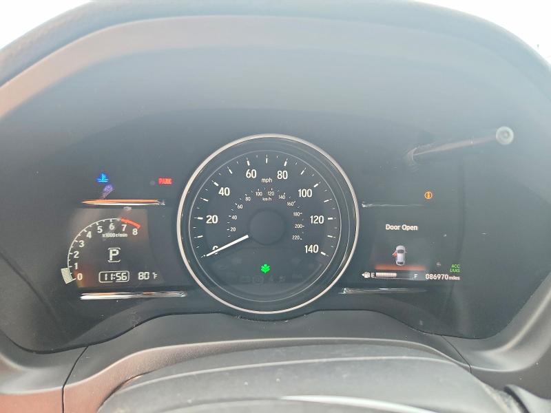 2022 Honda Hr-v VIN 3CZRU5H55NM730848 COPART salvage auction — HAIL, Mo - Salvage Certificate Of Title, sold $4,550 on 2026-07-03 (photo 9)