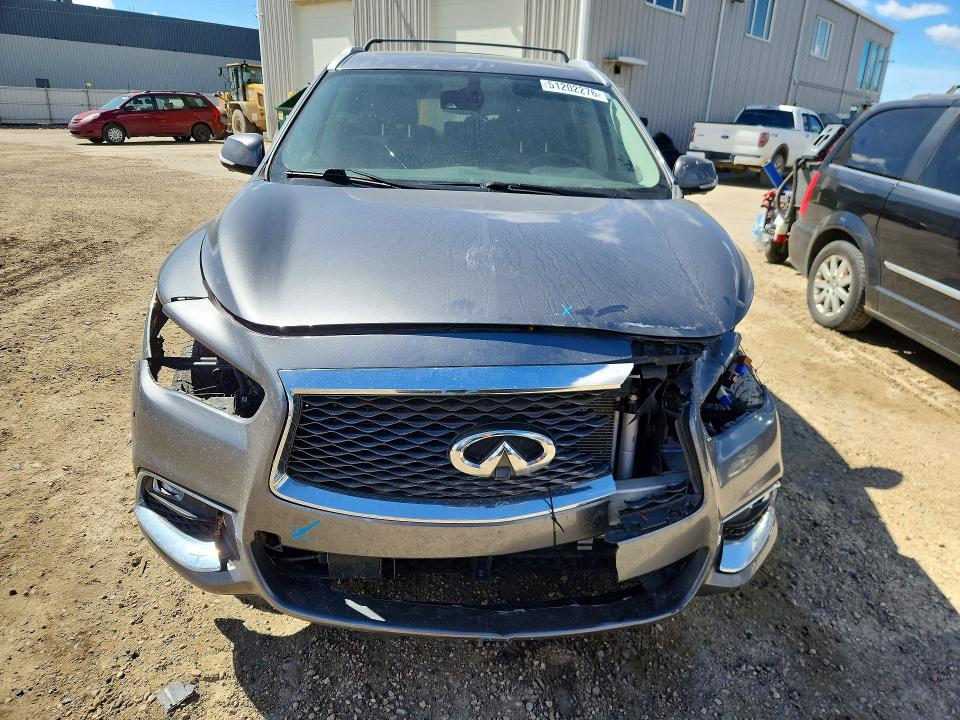2019 Infiniti Qx60 VIN 5N1DL0MM3KC555740 COPART salvage auction — FRONT END, AB - BOS - SALVAGE, sold $2,900 on 2026-07-02 (photo 5)