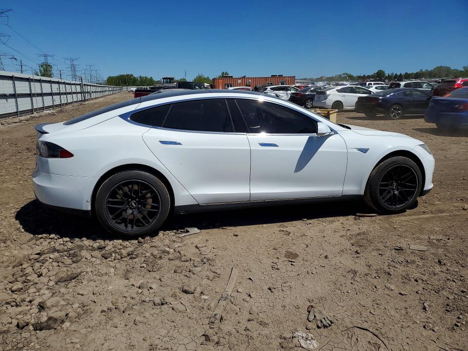 2015 Tesla Model s VIN 5YJSA1S29FF084890 COPART salvage auction — FRONT END, Il - Salvage Certificate, sold $2,350 on 2026-07-03 (photo 3)